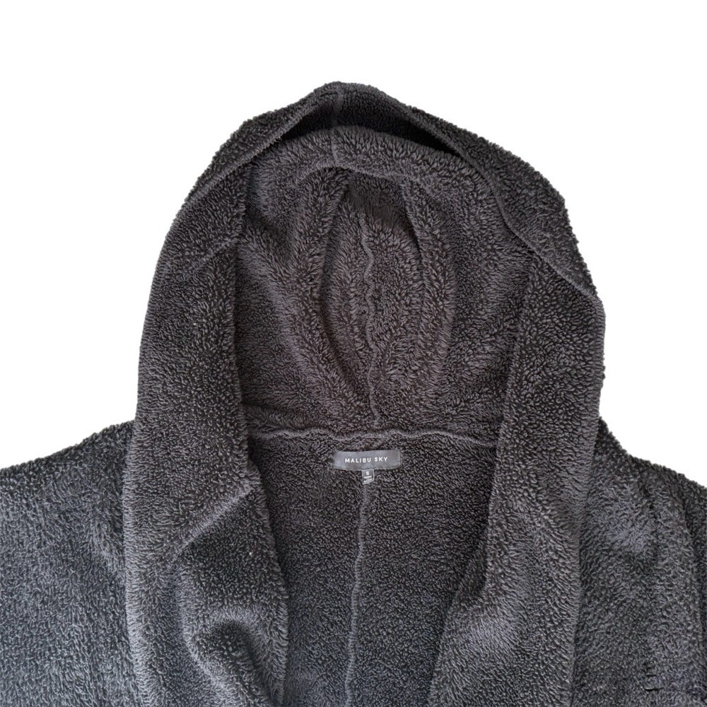 Cozy Black Teddy Jacket - Picture 4 of 7